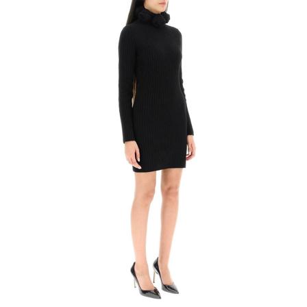 Blumarine Knitted Kjole Sort, Dame