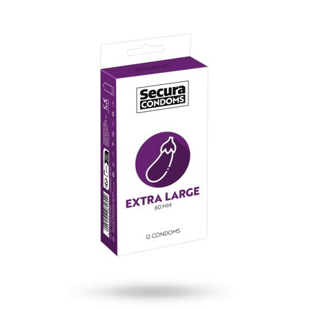 Secura: Extra Large 12 pcs Condoms