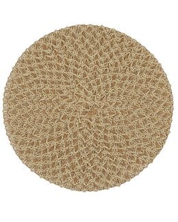 Bordstablett enfärgad rund Off-white - Fondaco