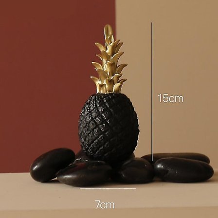 Pohjoismainen Kultainen Ananas Luksus Koriste Koti Toimisto Työpöytä Luova Koriste BY