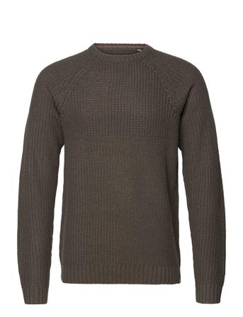 Onskelvin 5 Struc Crew Neck Knit Green ONLY & SONS