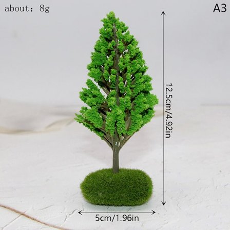 1 STK Mini Træ Fe Havedekorationer Dukkehus Miniaturer