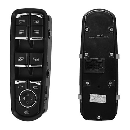 Hovedstrømskontakt til elektrisk rude foran til Porsche Cayenne, Macan & Panamera 7Pp959858Rdml GCP