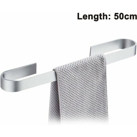 Handdukshängare Handdukshållare Badrumshanddukshängare utan borrning 40/50 cm för badrum, tvättrum, kök Enkel att montera (inga handdukar)