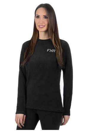 FXR Pyro Thermal Långärmad Underställströja Dam Svart S