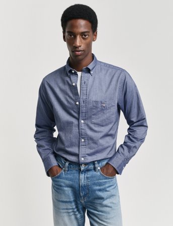 GANT Reg Oxford A.shield Shirt - Blue - S
