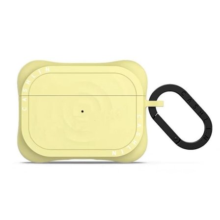 iPhone AirPods 3, Flytende silikon øretelefonetui, Beskyttende etui for øretelefoner (Gul)