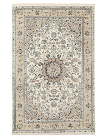Medallion Nain Indo Rug 179X276 Wool