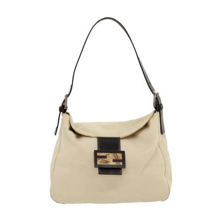 Fendi Vintage, Shoulder Bags Wit, Dames, Maat:ONE Size