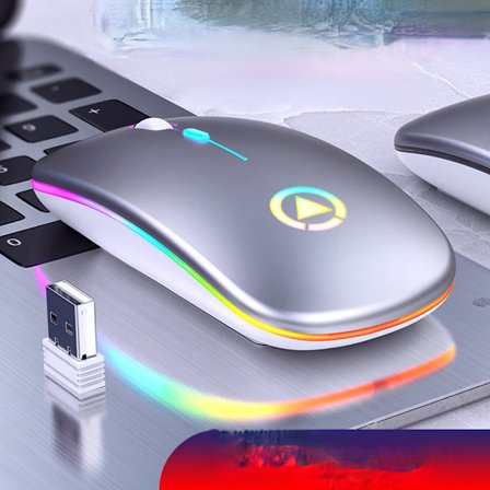 Bluetooth-mus, genopladelig trådløs mus til MacBook Pro/MacBook Air, Bluetooth trådløs mus til bærbar computer/pc/Mac/iPad pro/computer