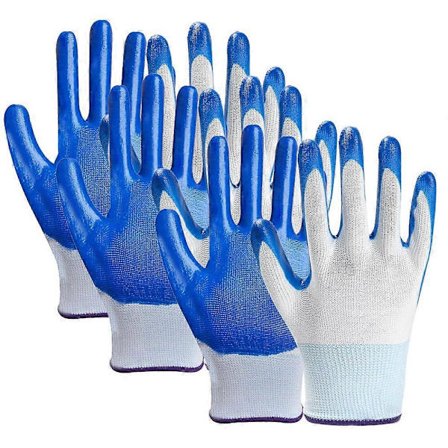 Havehandsker til kvinder, Arbejdshandsker til kvinder med skum-nitrilbelægning, 3 par åndbare havehandsker DIY-handsker