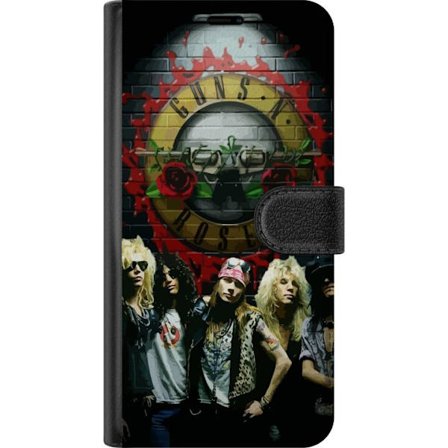 Kompatibelt Plånboksfodral till Motorola Motorola Moto G15 Power Guns N Roses Rock Musik Band