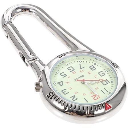 (Sølv) Unisex Lommeur Hvid Skive Sort Metal Analog Kvarts