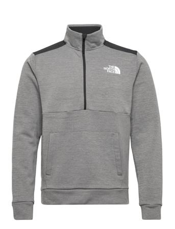 M Ma 1/4 Zip Sweat-shirt Genser Grå The North Face
