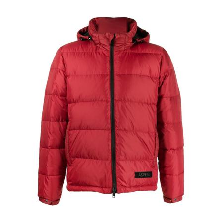 Aspesi `Pocoelastico Re` Padded Jacket , Rood , Heren , Maat: S