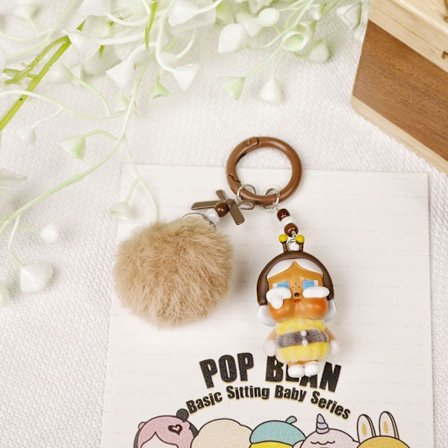 Søde Bubble Mart grædende baby tårer kugle fabrik serie figurer sød taske nøglering vedhæng ornamenter