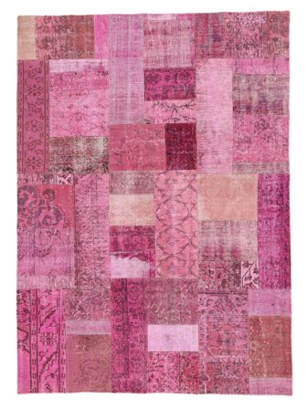 Vintage Patchwork Dywan 174X240 Wełna