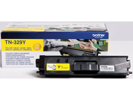 Brother Toner TN-329Y, gul - Lyreco - Toner och bläck - Tonerkassetter - Toner Brother