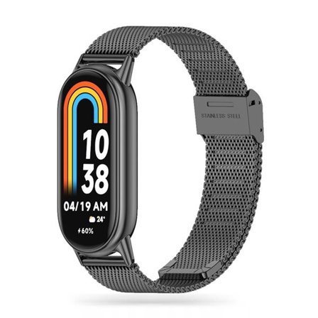 Tech-Protect MilaneseBand hihna Xiaomi Smart Band 8 / 8 NFC - musta - musta