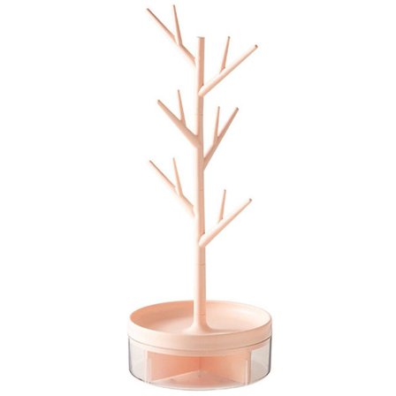 Hieno koruteline Hieno korupuu kaulakoruteline koruteline (36X14CM, pinkki)