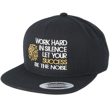 Lions - Svart snapback Keps - Success Is the Noise Back Snapback @ Hatstore