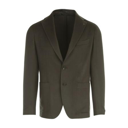 Tagliatore, Cashmere Jacket Grijs, Heren, Maat:L