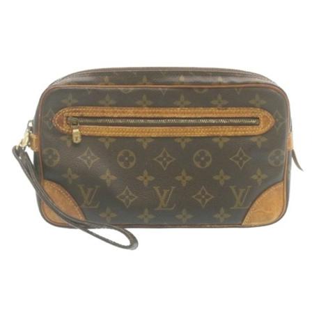 Louis Vuitton Vintage, Pre-owned Canvas Marly Dragonne Bag Bruin, Dames, Maat:ONE Size