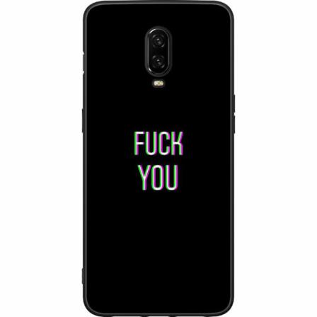 Oneplus 6t Svart Skal Fuck You *