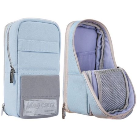 Blyantveske Canvas-veske BLÅ