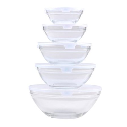 Alpina Glasskålar med lock 5-pack