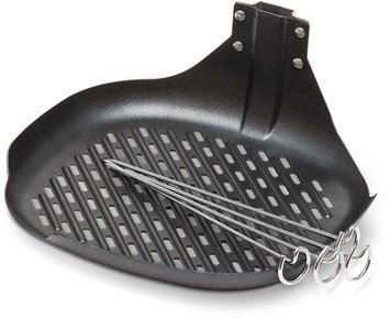 Philips Airfryer Non-stick grillpanna HD9941/00 - Förstklassig grillpanna och grillspett till Airfryer