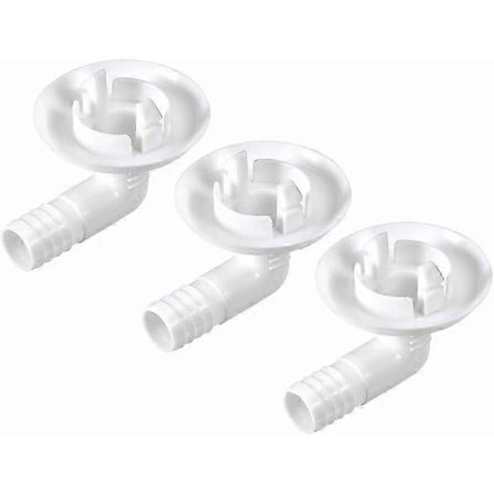 SL.GT Afløbsslangeforbindelse til klimaanlæg, albuefitting til mini-split enheder og vindues-AC enhedsdele 25mm 3 stk