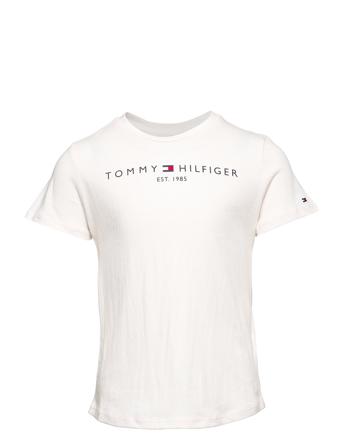 Essential Tee S/S T-shirt Hvid Tommy Hilfiger