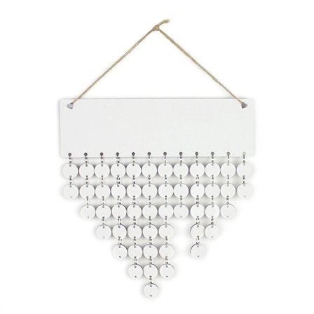 Gör-det-själv-träfamilj Vänner Datummärke Sign Sublimering Tomma kalenderbrädedekor Gör-det-själv hängkalender Heminredning