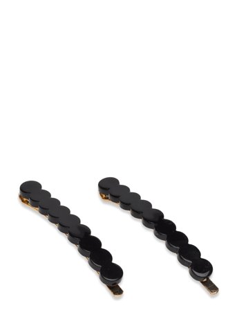 Linn Hair Pin 2 Set Black& Black Black Pipol's Bazaar