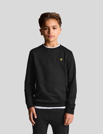 Lyle & Scott Crew Neck Sweatshirt - Black - 134-140
