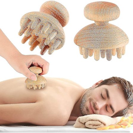 Treterapi Soppverktøy Sopp Full Kropp Tre Massasje Bærbar (1 Stykke)