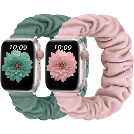 2-pack remmar kompatibla med Apple Watch-rem 38 mm 40 mm, justerbar ersättningsrem för iWatch-rem serie 8 7 6 5 4 3 2 1 SE Ultra