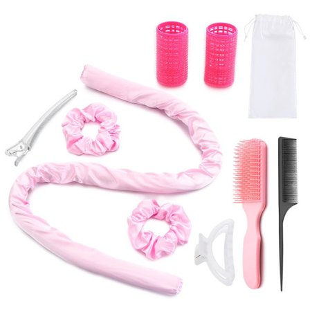 Värmelös Curling Rod Pannband Hårrulle SET 06