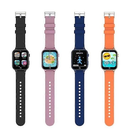 Smartwatch til børn 5-12 år, 26 spil HD Touchskærm med kamera Vækkeur Skridttæller Musikafspiller Lommelygte Pædagogisk legetøj Fødselsdagsgave