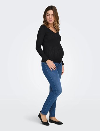 Only Maternity Olmcruz Skinny Dnm Pimbox Noos - Blue - L x 30