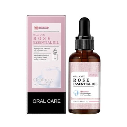 Oralhoe Oral Rose Munvatten Oral Hygienvård Rengör Tandfläckar Och Rester, Skyddar Tandkött Och Fräschar Upp Andedräkten