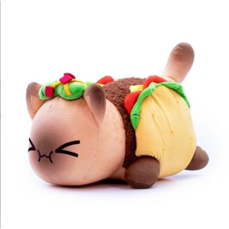 Aphmau Meemeows plysj kattedukke myk pute leketøy - Perfet Taco meemeows