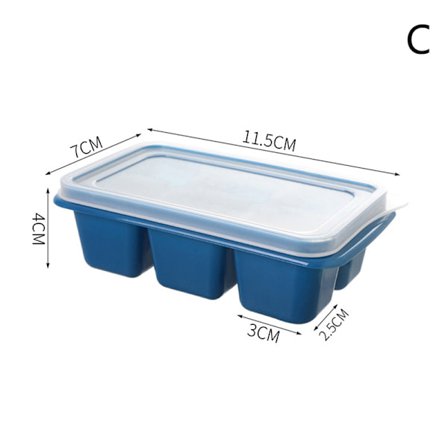 form hushållssilikon isbricka med lock isframställning