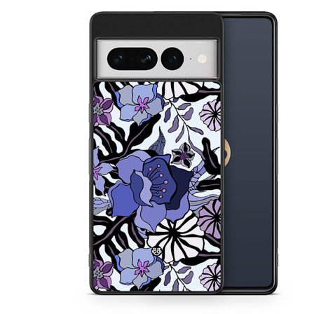 Bjornberry Skal Google Pixel 7 Pro - Lila Blommor