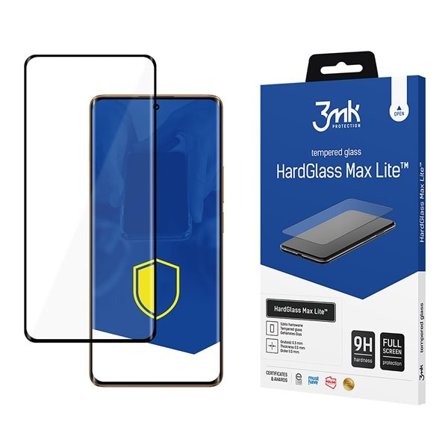 9H 3mk HardGlass Max Lite glas til Realme 11 Pro / 11 Pro+ / Moto Edge 30 Ultra / 40 Pro