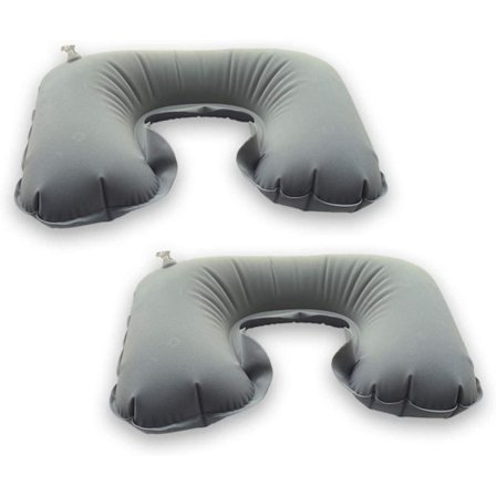 Oppblåsbar reisepute for reise med fly og tog