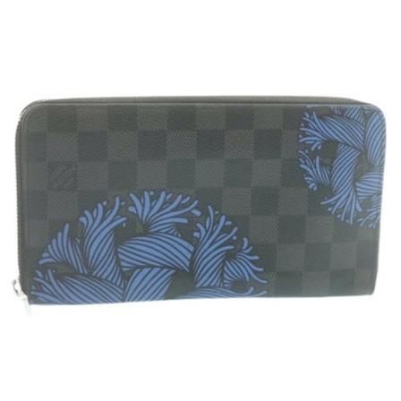 Louis Vuitton Vintage, Pre-owned Zippy Organizer Zwart, Dames, Maat:ONE Size,Canvas