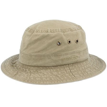 Stetson - Grön bucket Hatt - Delave Organic Cotton Olive Bucket @ Hatstore