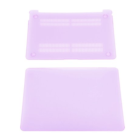 Ohut ja kevyt suojakotelo MacBook-kannettavalle, läpinäkyvä, mattapintainen kannettavan suojakotelo MacBook Air 13,3 tuuman kannettavalle, violetti